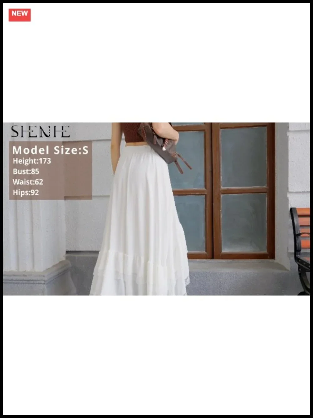 Boho Maxi Skirt High Low Asymmetrical Lace Ruffle Hem Flowy Western